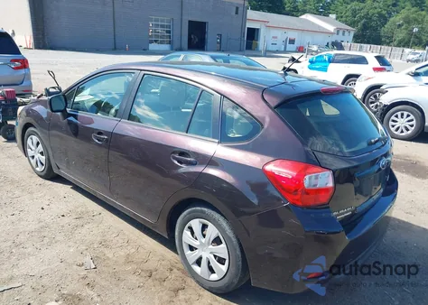 2013 Subaru Impreza 2.0I from USA, damaged, VIN JF1GPAA60DH209139